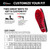 Form Narrow Maximum Support Insoles - Red